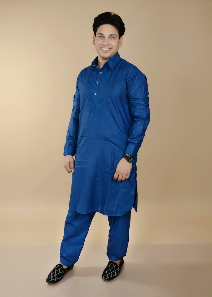 Sequinned Kurta Pyjama